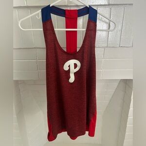 Majestic Philadelphia Phillies Red Cool Base Top